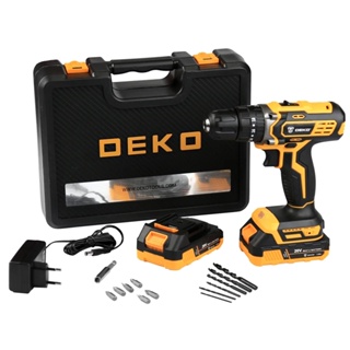 Parafusadeira 20V Impacto Bivolt 2 Baterias + Acessórios DEKO