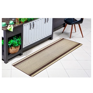 Tapete Passadeira Sisal 1,80m Marrom Quarto Corredor Facil Limpar Lancer