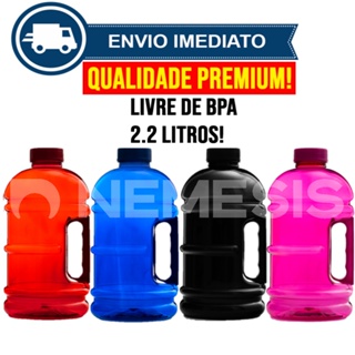 KIT x3 Galões 2L de Água Garrafa com Alça Garrafinha de Agua Squeze Anti-Vazamentos Envio em 24h