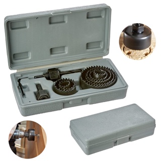 Kit Jogo Serra Copo para Furadeira PVC Plástico Madeira MDF Drywall Marceneiro Broca 19 a 64mm