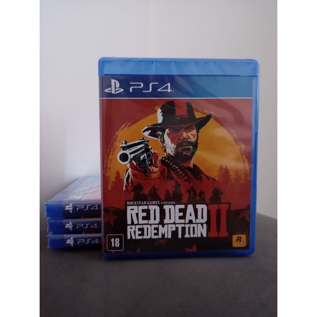 Jogo Red Dead Redemption 2 ps4 midia fisica lacrado