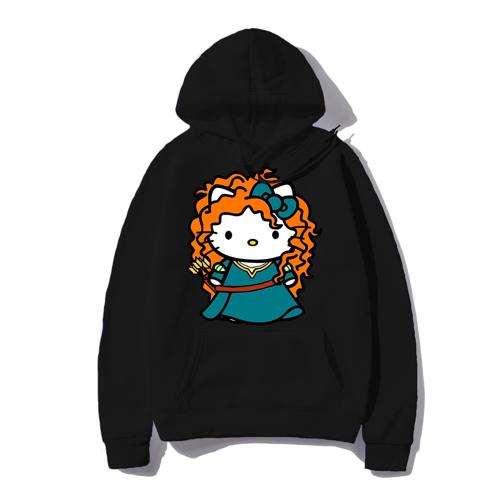Moletom Blusa Hello Kitty Princesa Merida Desenho REF897 | Shopee Brasil