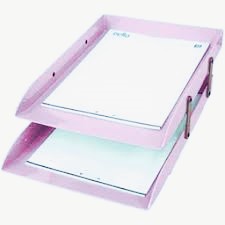 Badeja de correspondência organizadora de papeis dupla móvel cor dupla ...