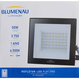 Refletor de led 50w IP65 BIVOLT Blumenau