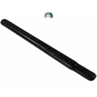 Canote de Selim 25.4 Preto de Aço 300mm para Bicicleta MTB ou Comum