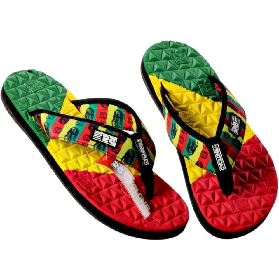 Chinelo Sandália Confortável Cyclone Deck Diamond Cores Exclusivas Jamaica Reggae 2023!