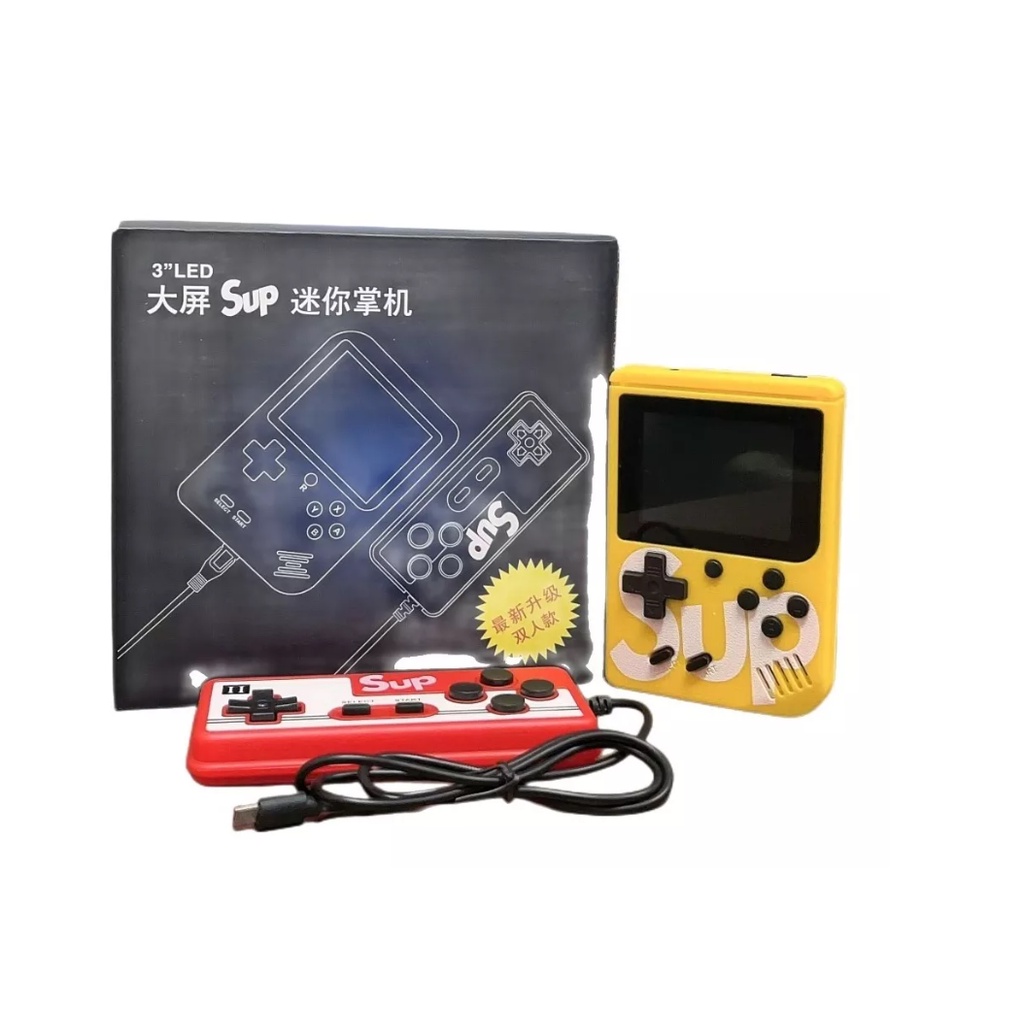 Mini Vídeo Game Boy Portátil Sup 400 Em 1 + Controle | Shopee Brasil