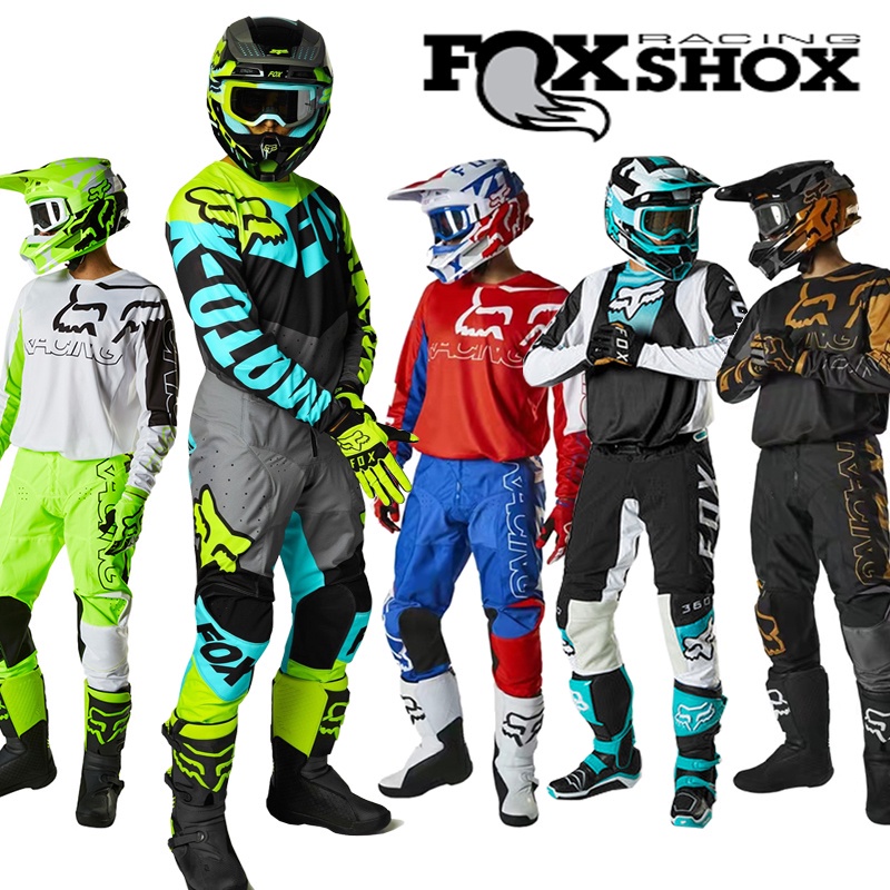 FOX Racing 2022 Novos Fatos De Motocross Motociclismo Roupas Jersey Calças Conjunto De Equipamento Para Dirt Bike Offroad