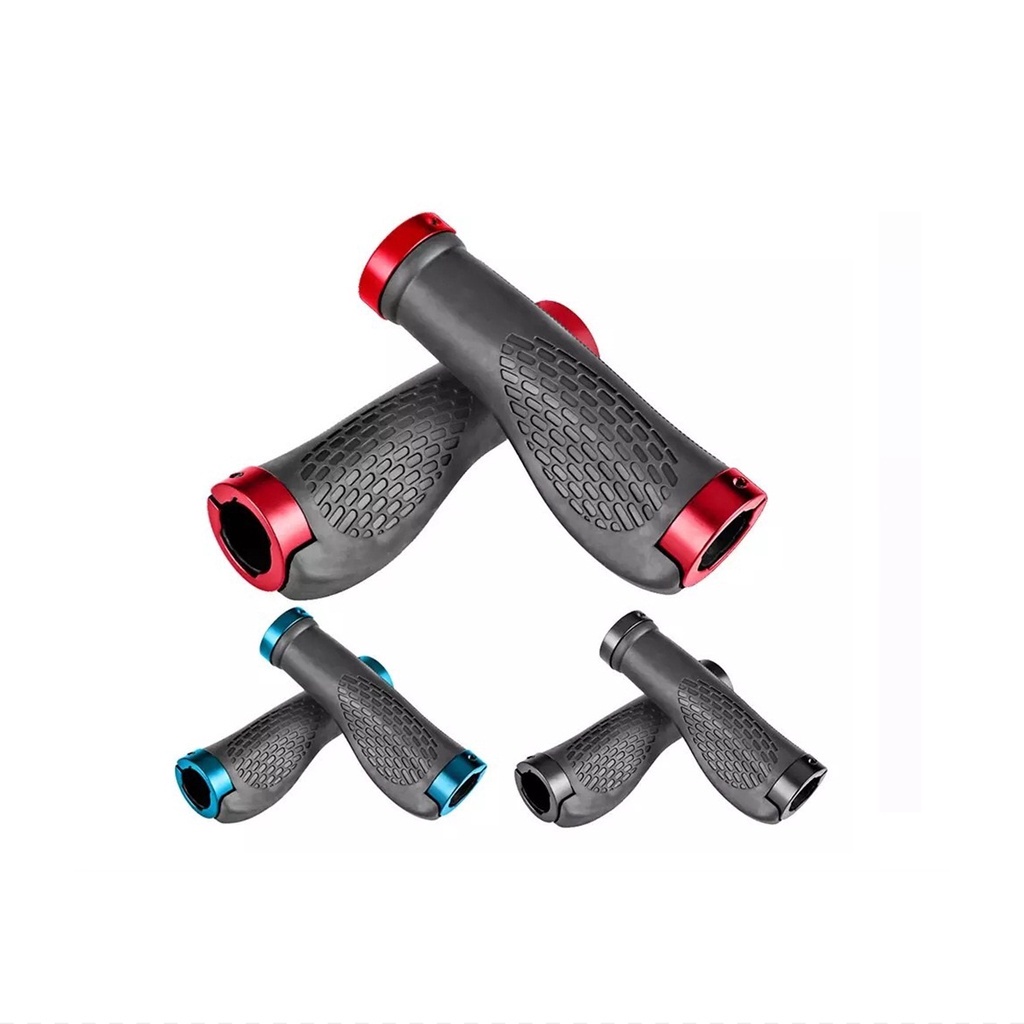 Manubrio Bici Gomma Ergonomica Maniglie Per Manubrio Bici In Gomma Ergonomica - Antiscivolo, Per MTB, BMX, Universali, Diametro 22,2 Mm Impugnature Per Manubrio Bici - Foto 7