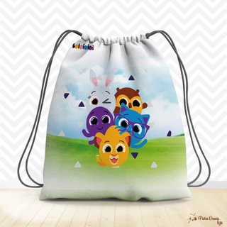 Kit com 5, 10 ou 15 unid. iguais mochila saco surpresa Bolofofo tam. 19*28cm Médio