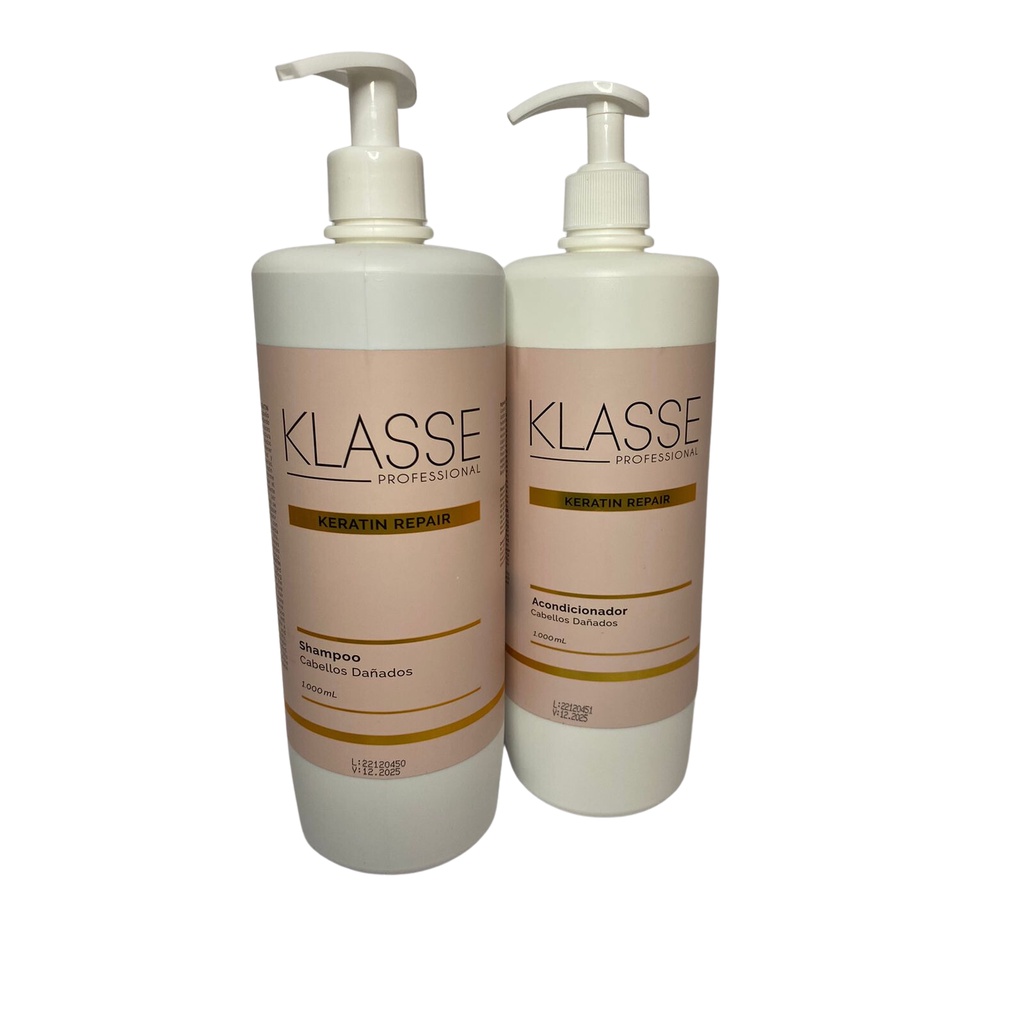 Kit Shampoo + Condicionador KLASSE PROFESSIONAL 1L | Shopee Brasil