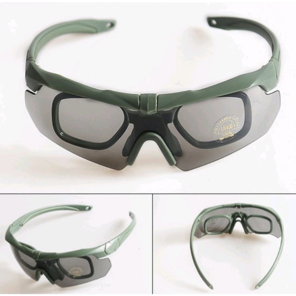 ESS Crossbow 3 Lentes Óculos Táticos De Ciclismo De Proteção