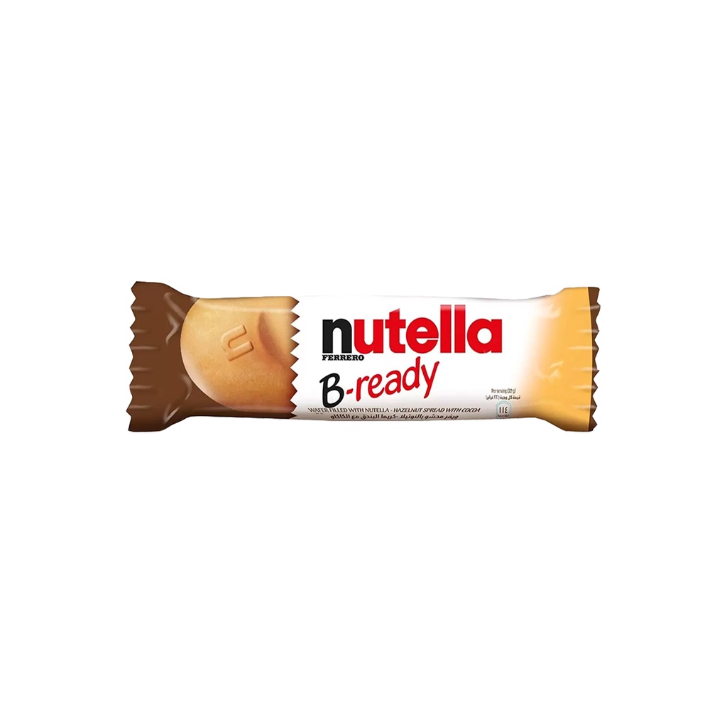 Nutella B-Ready Biscoitos Wafer 22g - Ferrero | Shopee Brasil