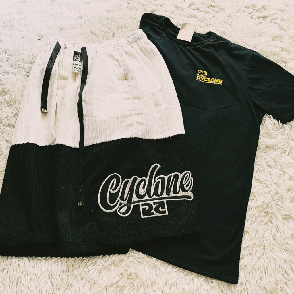 Super Kit Cyclone Bermuda Tradição Veludo + Camisa Favela 100% Algodão ...
