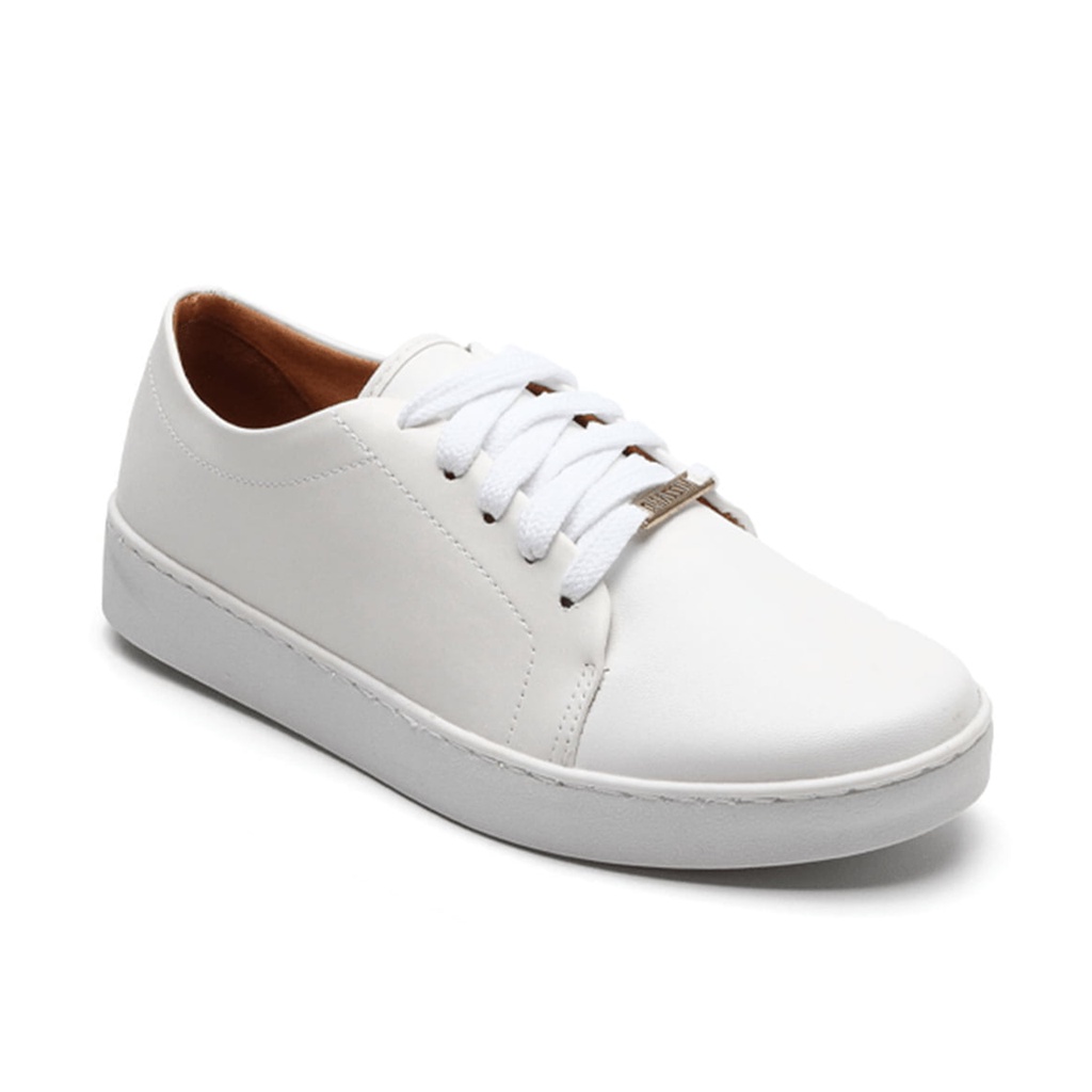 Tenis branco feminino store vizzano