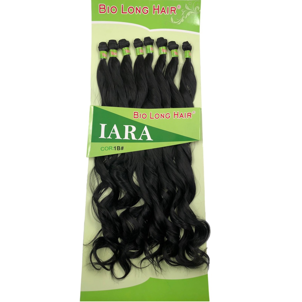 Cabelo Liso Ondulado Iara Longo Bio Long Hair 70cm 280g - Morena