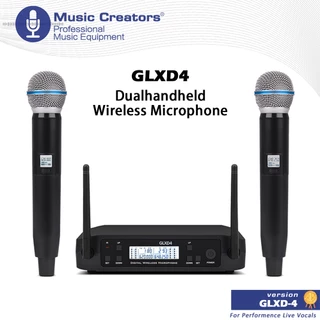 Shure GLXD4 UHF Professional Wireless Microphone System Portátil Microfone De Mão Modulação De Freqüência Metal karaoke