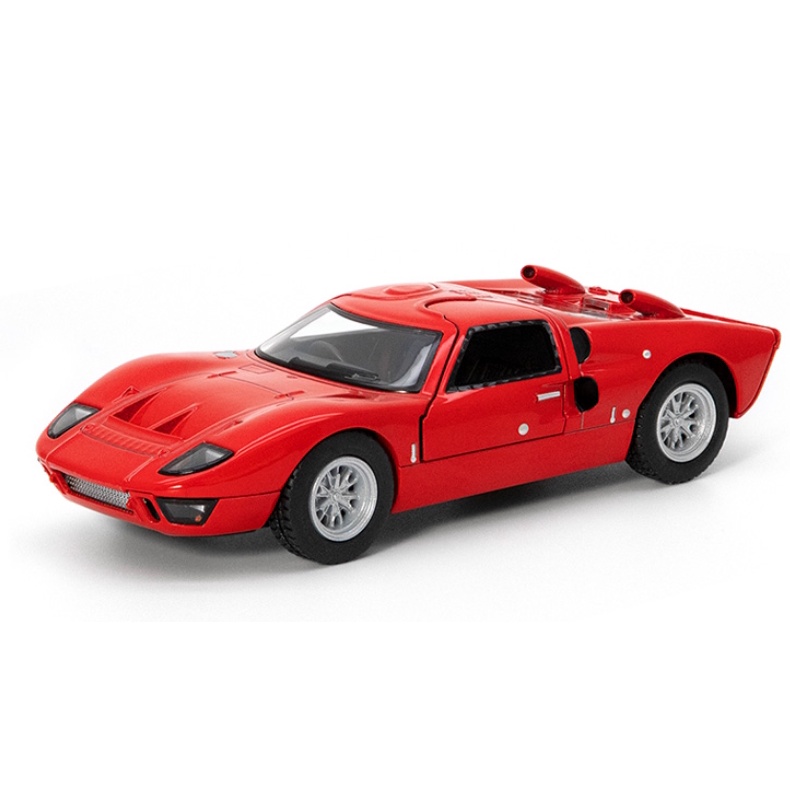 Miniatura Carro Ford 1966 Ford Gt40 Mk2 Em Metal abre as portas