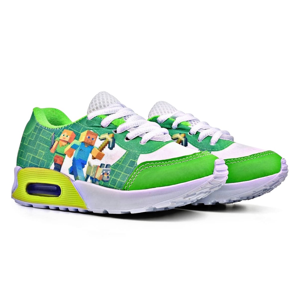 tenis lucinha led infantil meninino air 90 minecraft Shopee Brasil