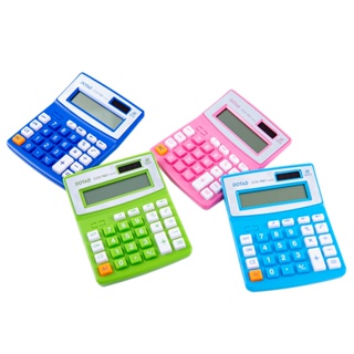 Calculadora De Tela Lcd De 8 Dígitos estudantes estacionário ferramentas exame calculadora de cores de rosa