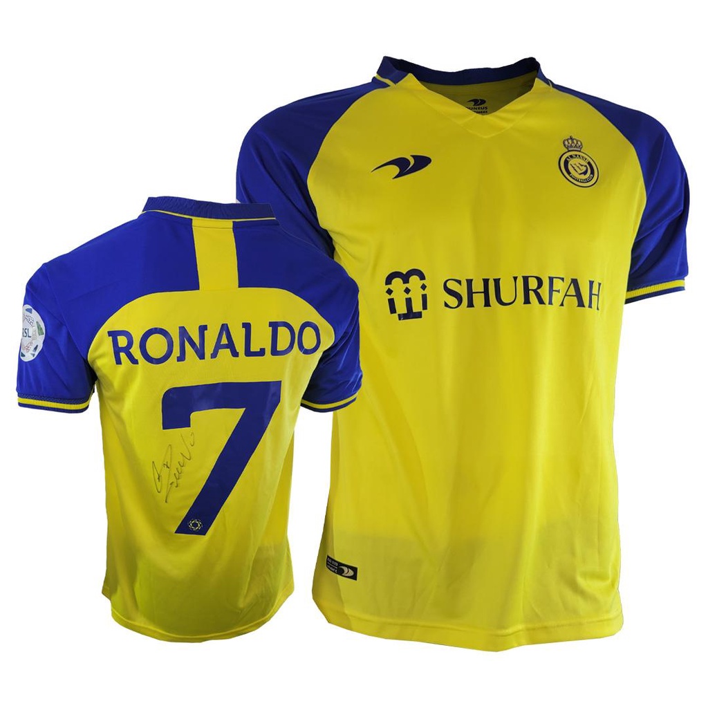 Camisa Al-Nassr FC Home 2022/2023 Amarela e Azul – Versão Torcedor – KS  Sports – Camisas de Times e Seleções