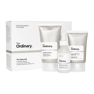 the ordinary the daily set(Squalane Cleanser 50ml+Hyaluronic acid 2% + b5 30ml+Natural Moisturizing Factors + HA 30ml)