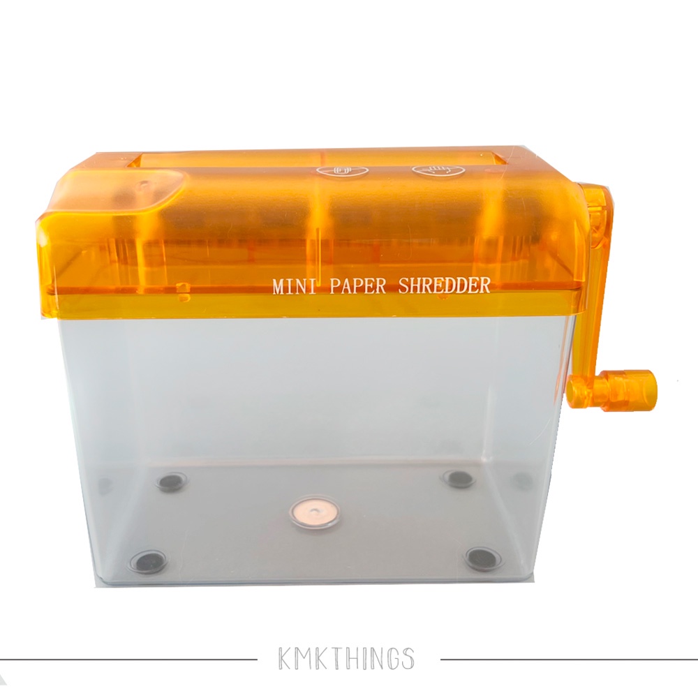 Fragmentadora Triturador Picador de Papel Portátil com Manivela