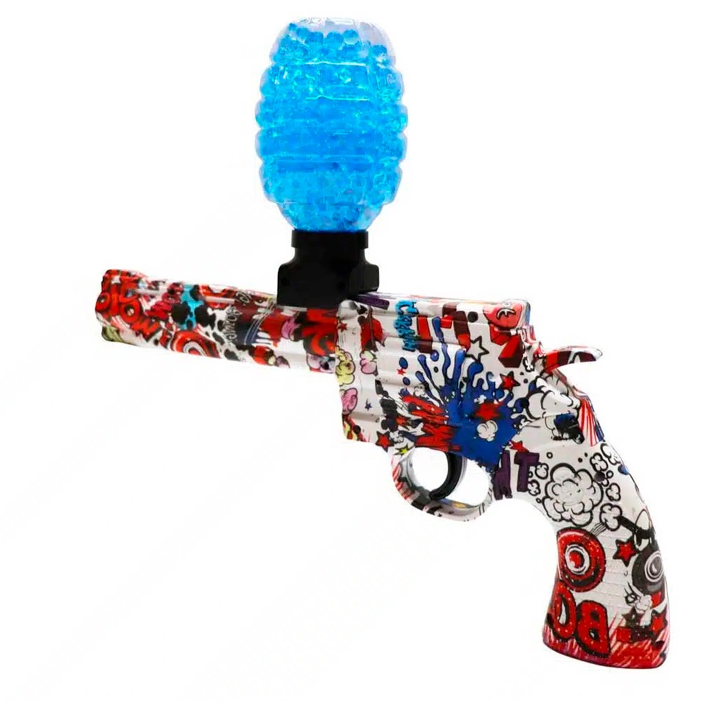 Pistola Punisher De Pressão Mola Orbeez Brinquedo Realista