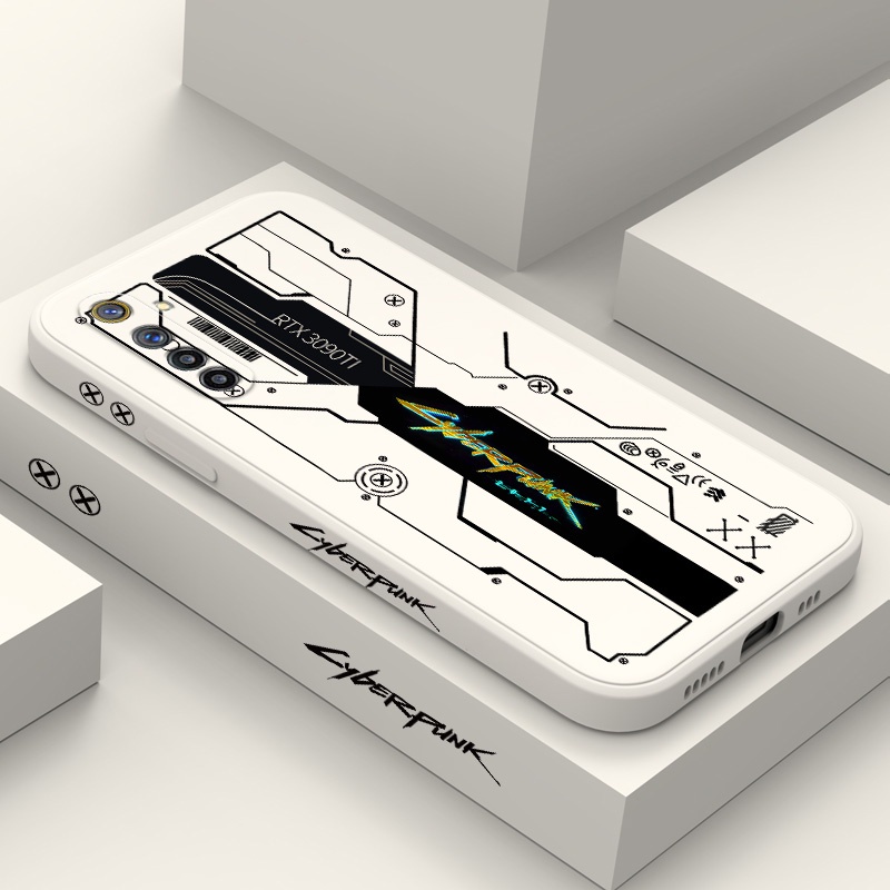 Estojo De Aço Para Telefone Eólico OPPO Realme 7i 7 Pro 4G 6 Moda Capa Original