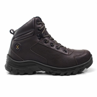 Bota Masculina Adventure Coturno Segurança Escalada Cano Médio Lançamento