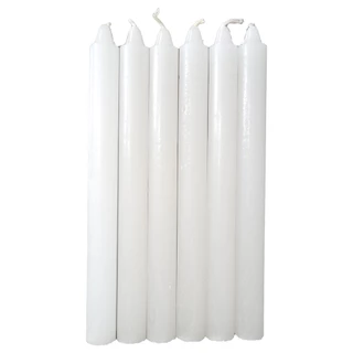 Velas Palito 18 Cm Branca 100% Parafina Pura Atacado