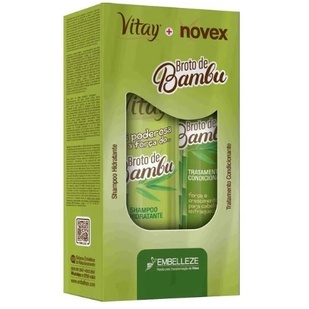 VITAY NOVEX BROTO DE BAMBU SHAMPOO300ML+CONDICIONADOR200ML