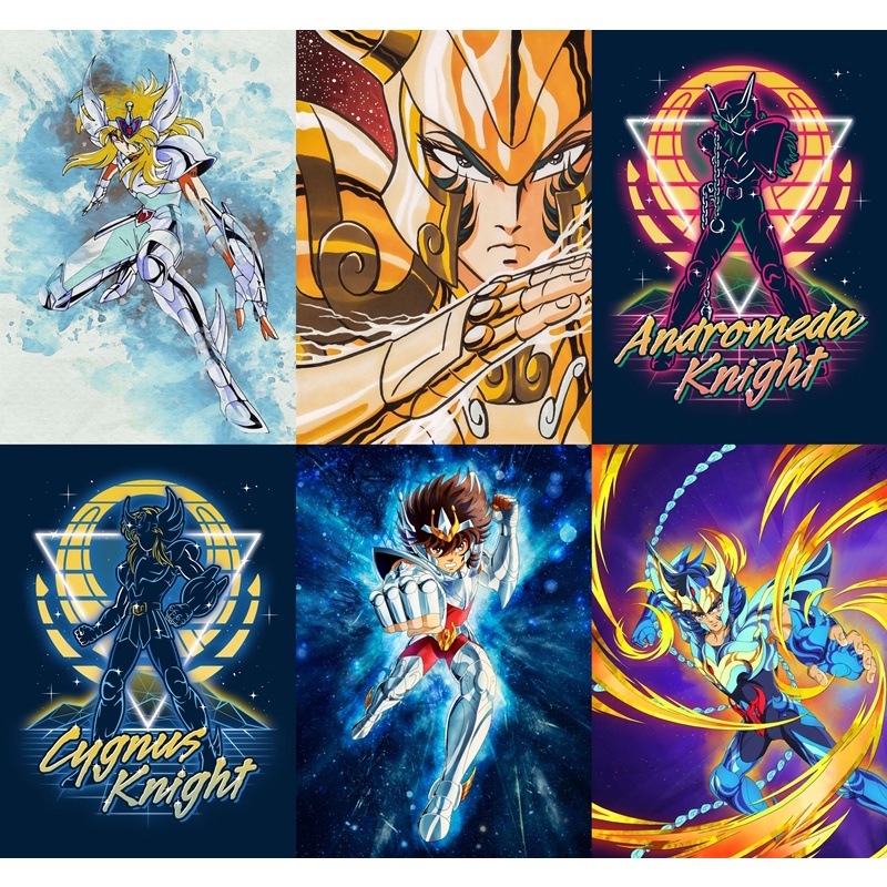 Placa Decorativa Anime Os Cavaleiros do Zodíaco 20x29