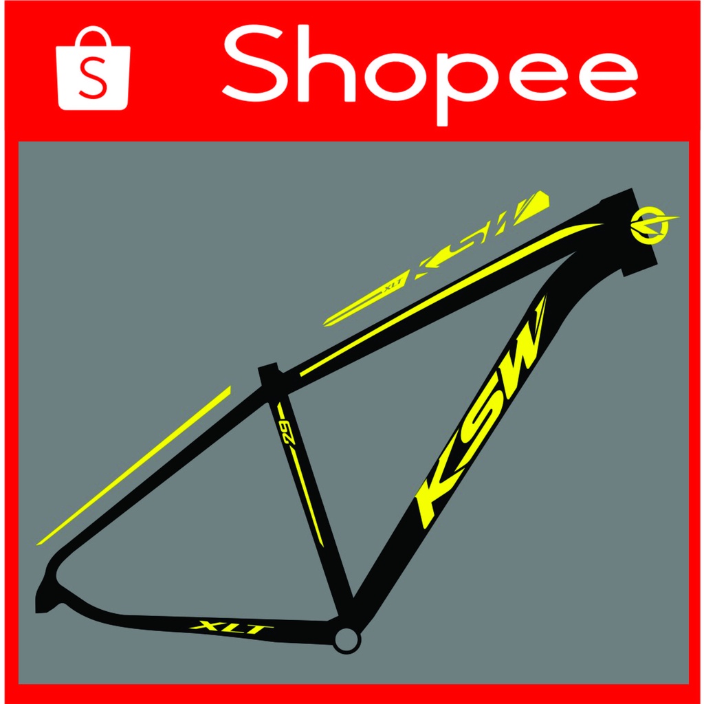 Adesivos Bike Ksw Xlt 29 Kit Completo Quadro