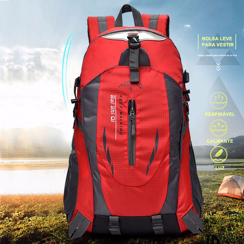 Mochila Esportiva Exterior 40L Escalada De Viagem Casal Masculino E ...