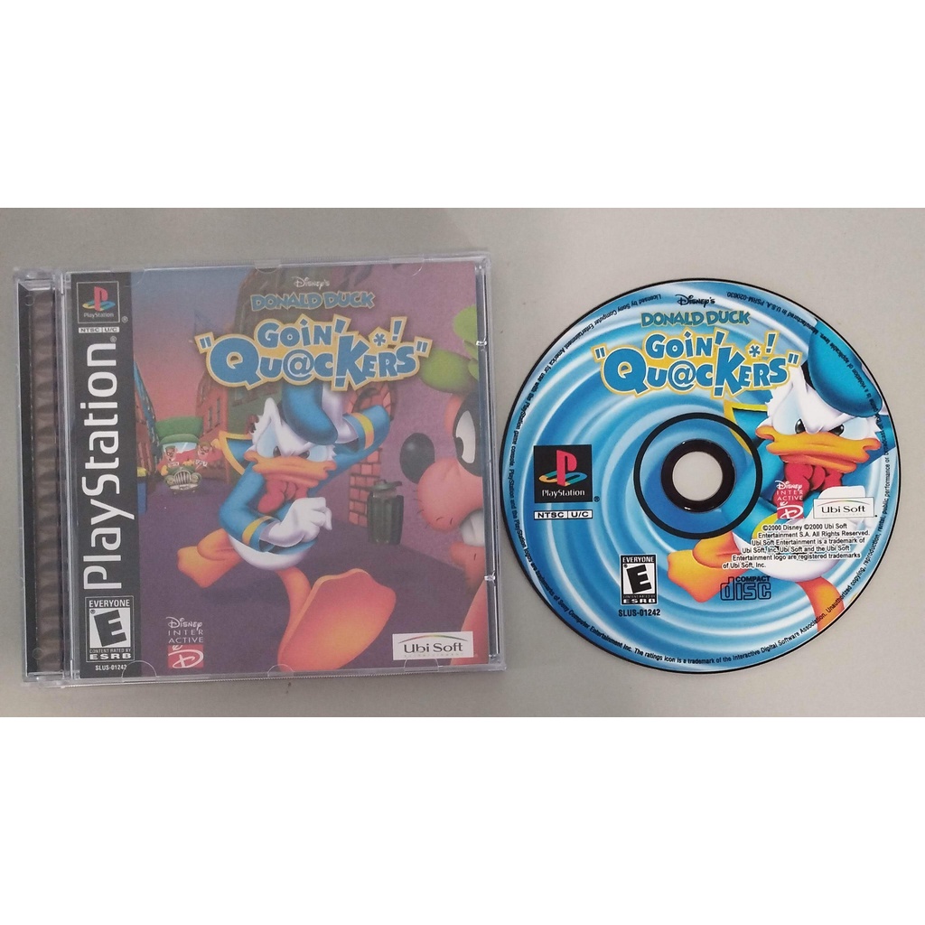 PS1 - Disney's Donald Duck Goin' Quackers Pato Donald