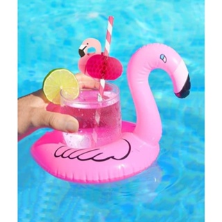 Porta Copo Lata Boia Para Praias Piscinas Flamingo