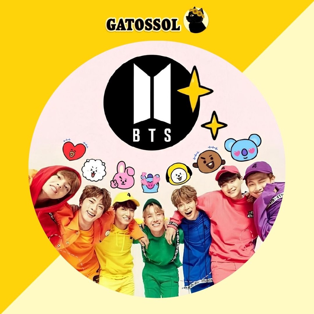 BTS Bottons e Chaveiros- K-POP 4,5 cm - Bottom/botton - Boton