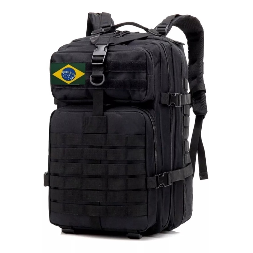 Mochila Tática Militar Alta Qualidade 50 Litros Saco De Acampamento À Prova D 'Água Caça Mochila Com Compartimento