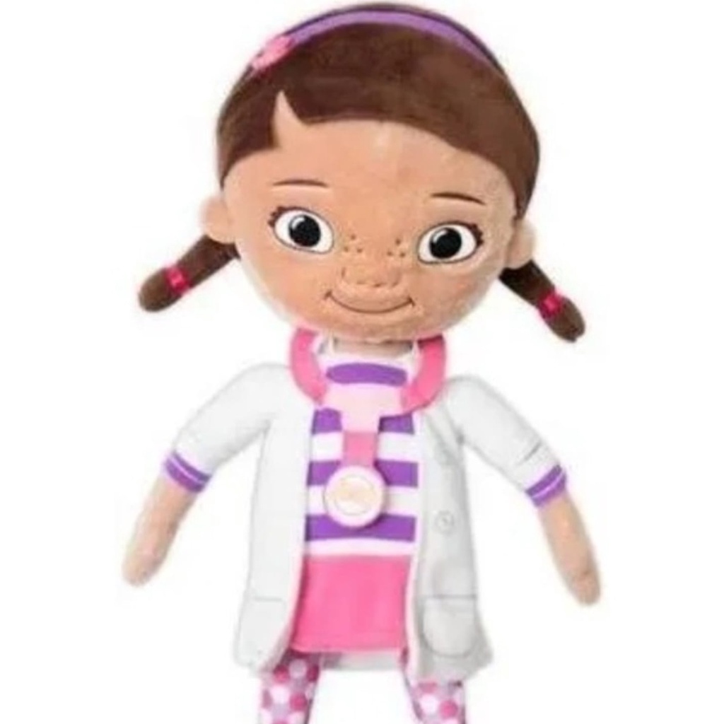 Boneca De Pelúcia Menina Doutora Brinquedos Personagem Do Desenho