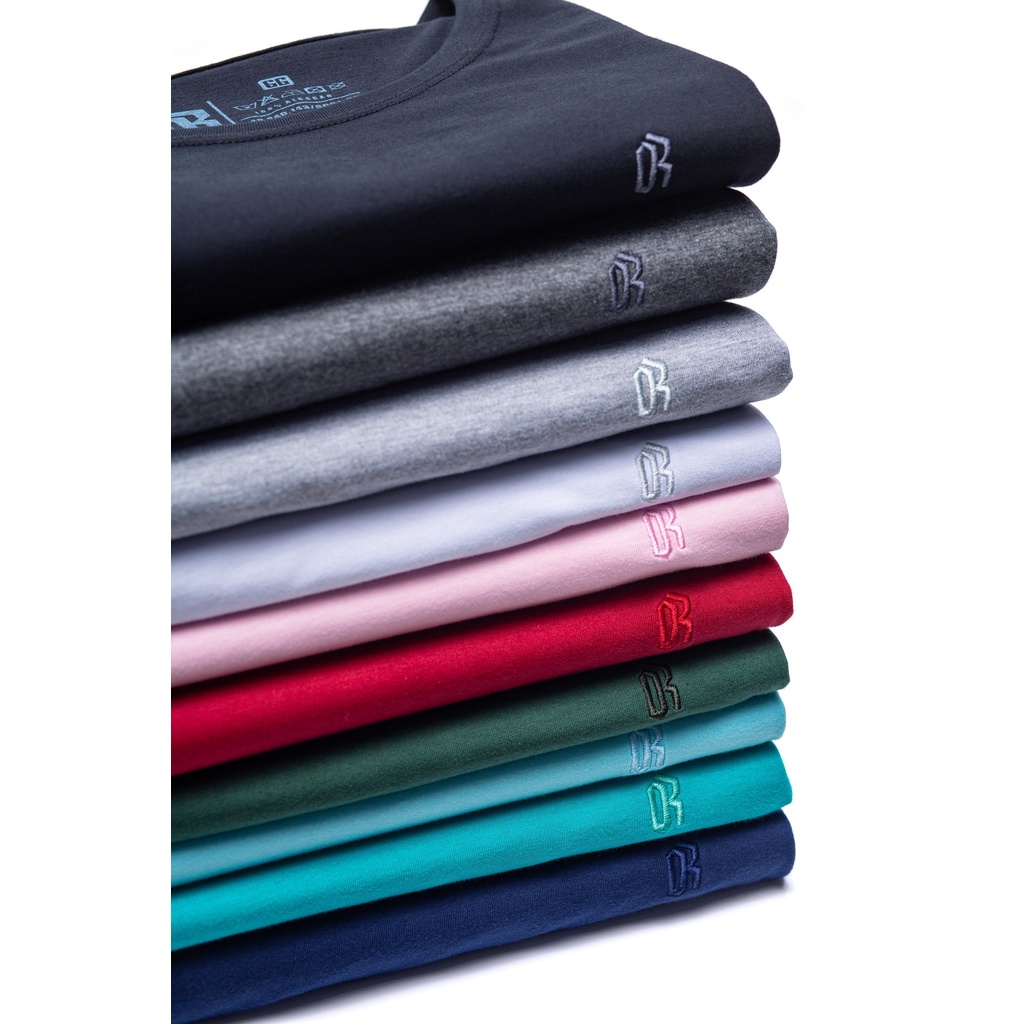 Kit 3 Camisetas Masculinas Básicas Algodão Premium Gola Redonda