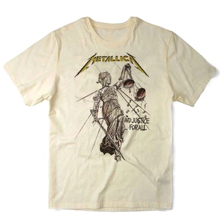 Camiseta Algodao Metallica And Justice For All Heavy Metal