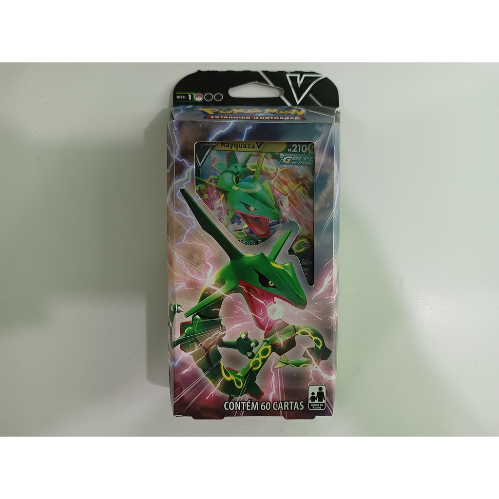 Carta Pokémon Rayquaza Vmax Lendário Céus Em Evolução