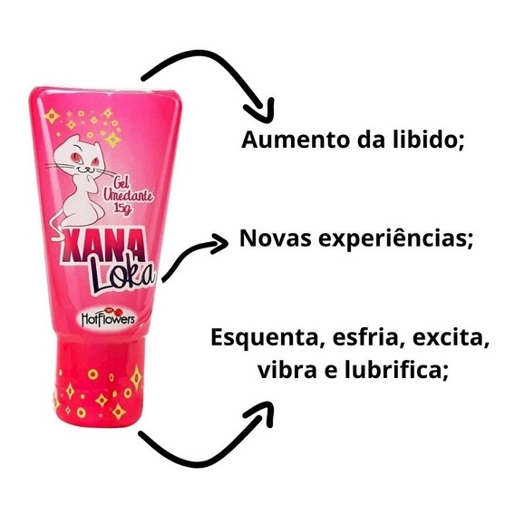 Xana Loka Gel Excitante Feminino 15g Hot Flowers Sex Shop Shopee Brasil 2203