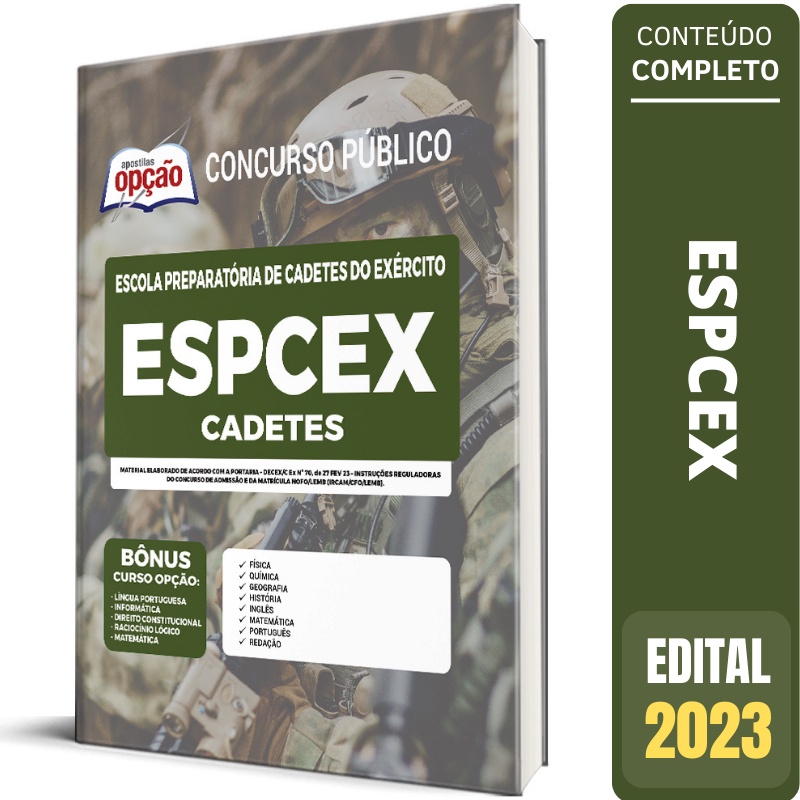 Apostila Digital Concurso Exército Brasileiro - 2022 Cadetes do Exército