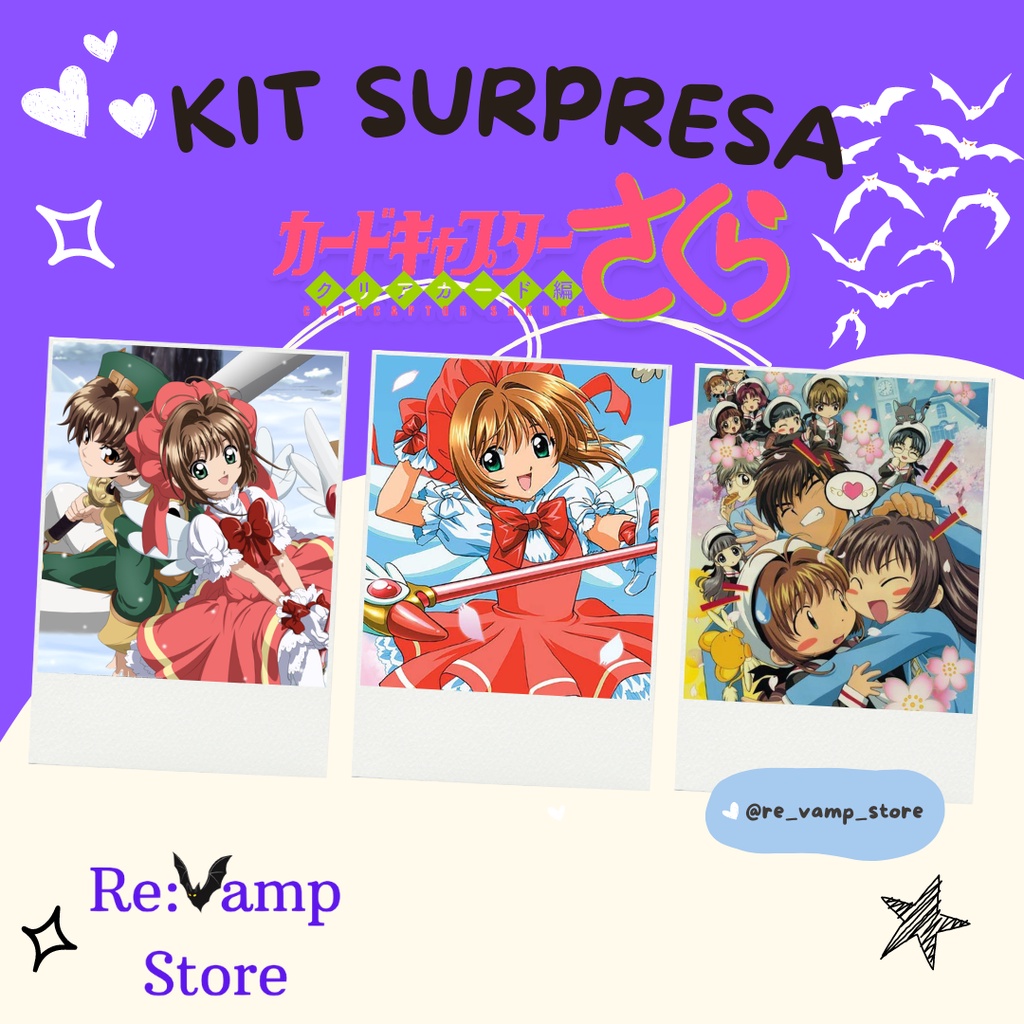 Kit Personalizado do Anime e Mangá Sakura Card Captors | Shopee Brasil