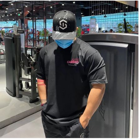 Camiseta Básica Algodão Moda Academia Manga Curta Unissex Anti cardio Oferta