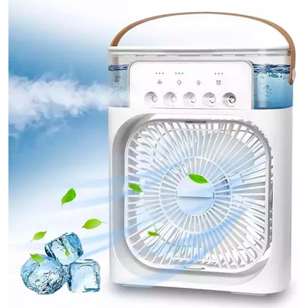 Mini Air Condicionado Portátil Ventilador Umidificador Climatizador Ambiente Aromatizador Top