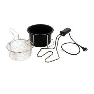 Fritadeira Tacho Elétrica Esmaltado A Óleo 1 Litro 110v 220v