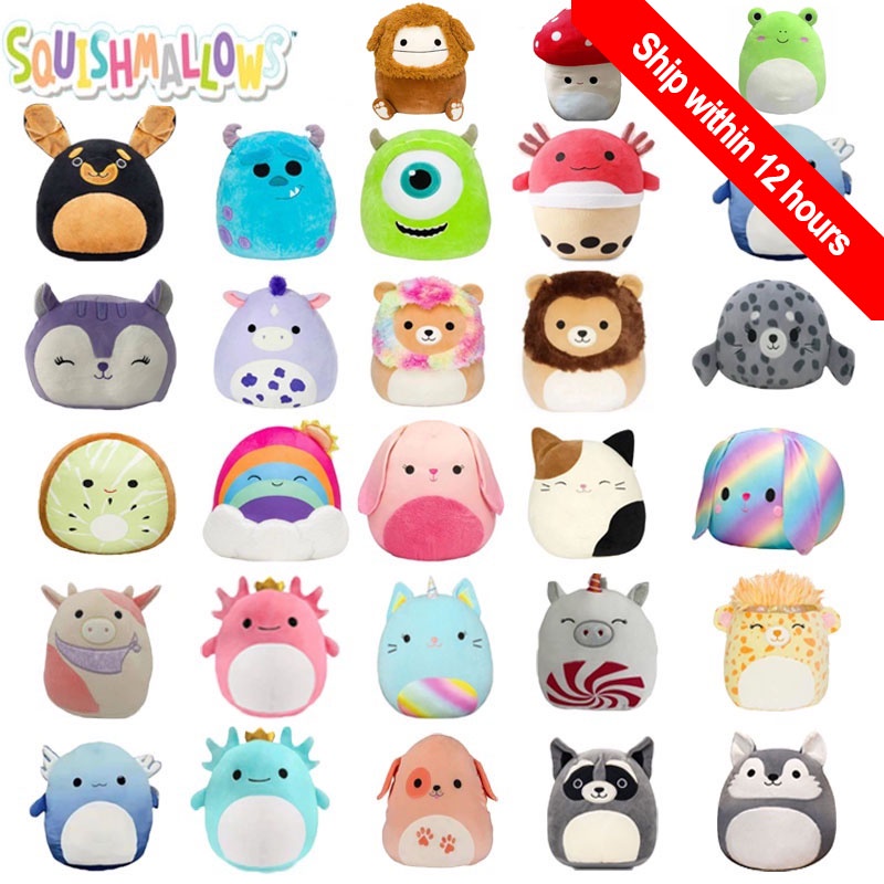 Squishmallows boneco de pelúcia super macio dos desenhos animados ...